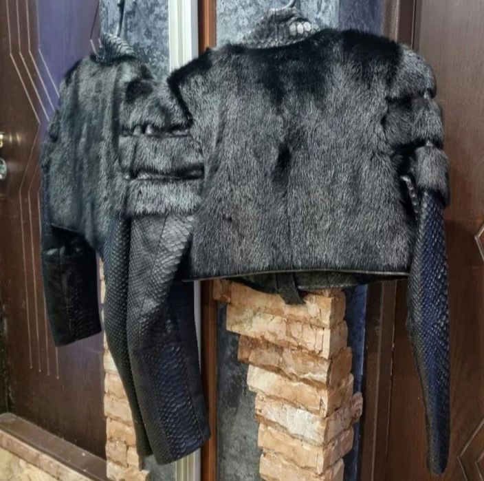 Куртка норка пітон