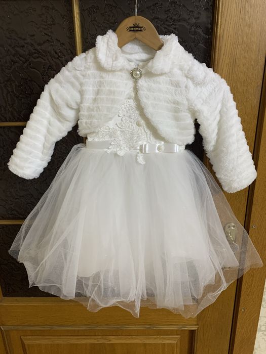 Продам детское платье с шубкой