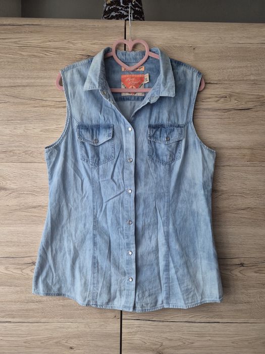 Bluzka basic jeansowa Rock Angel 42/XL