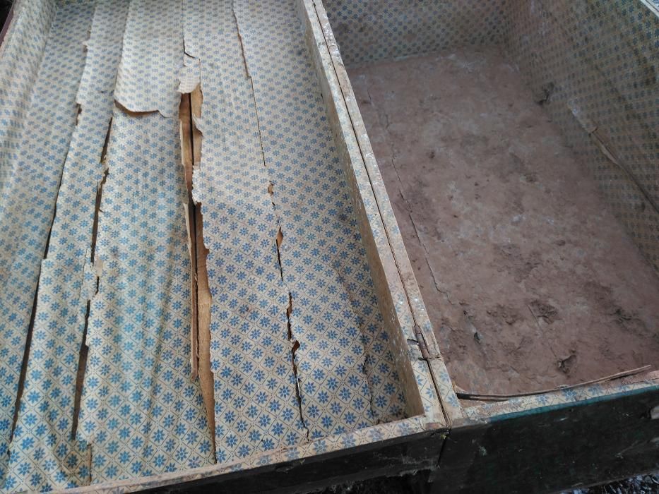 Baú / arca antiga restaurada | circo