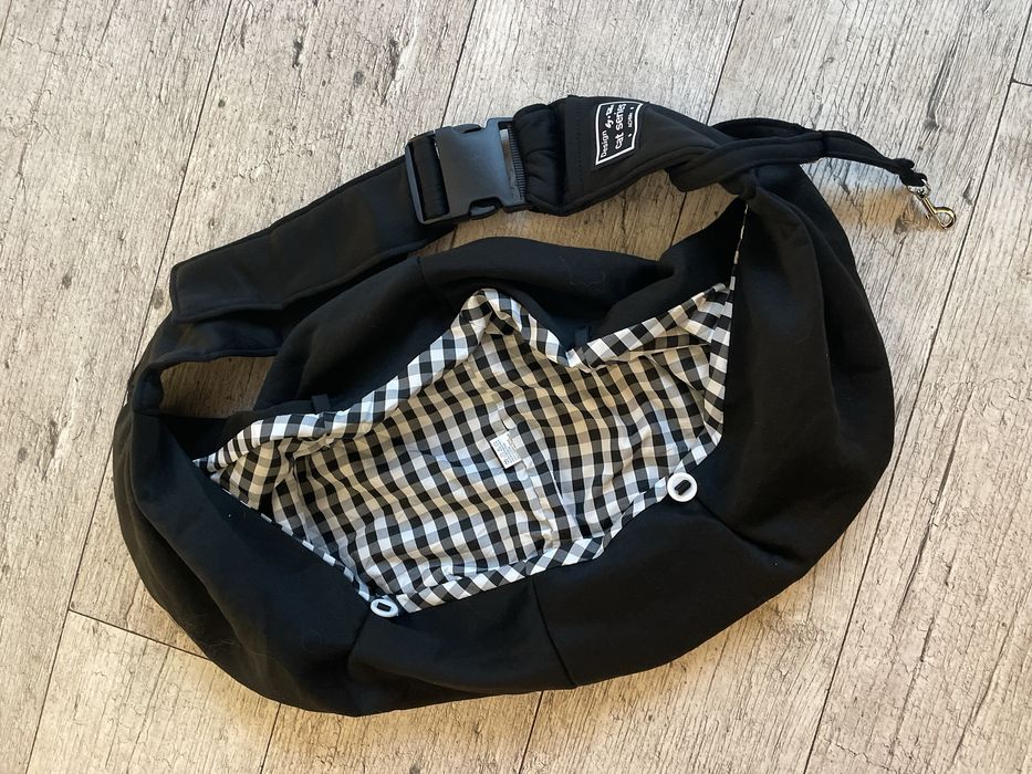 Designerska torba do przenoszenia psa i kota do 10 kg ACHMn – czarna