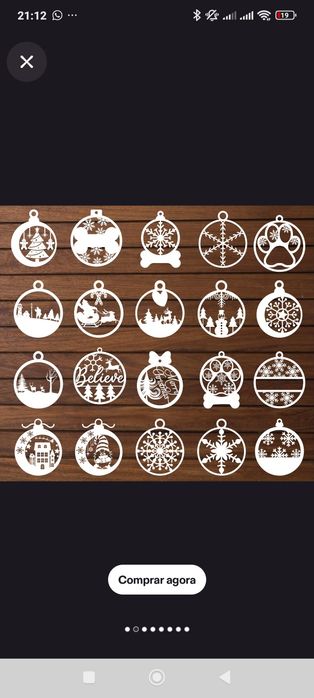 Bolas de natal personalizadas