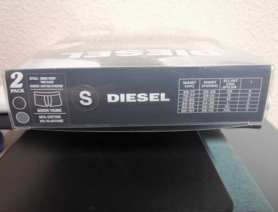 Diesel boxers, pack de 2, originais, novos na caixa.