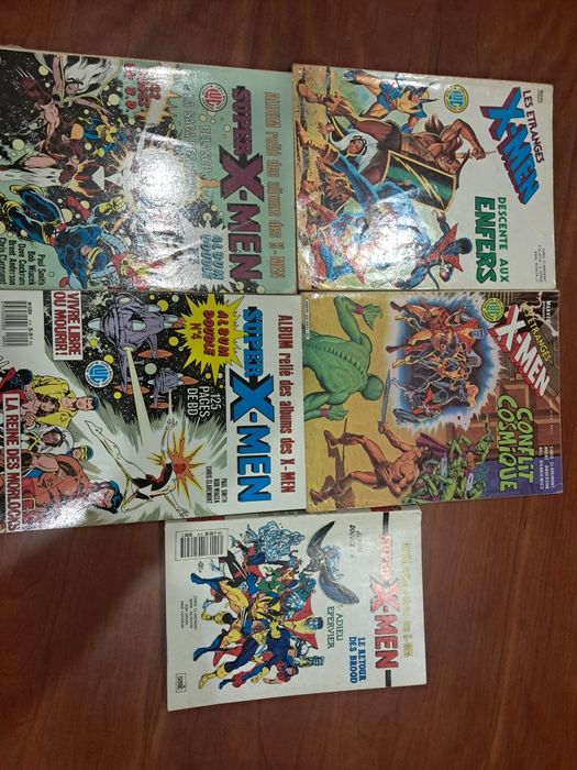 Lote de X-men em frances.