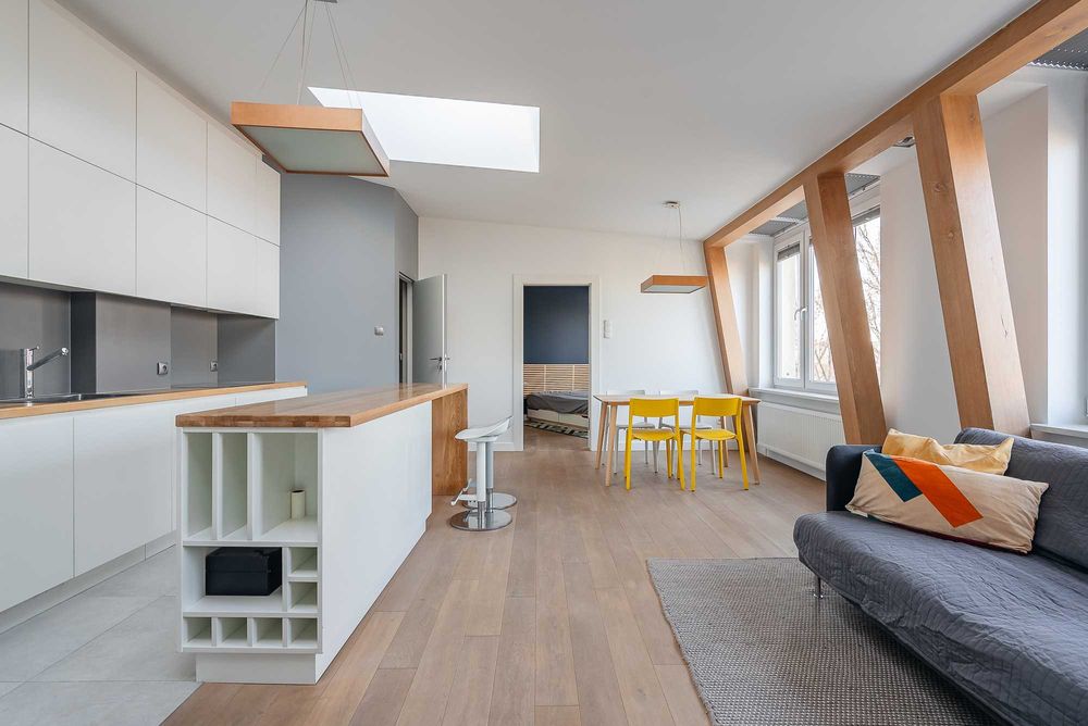 Ostatnie piętro - genialny widok, Park Łazienkowski + Garaż