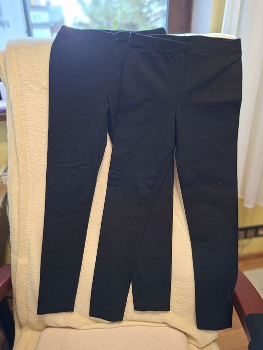 Czarne legginsy r 122 hm
