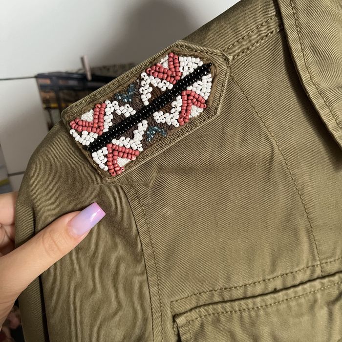 kurtka bershka khaki rozmiar S