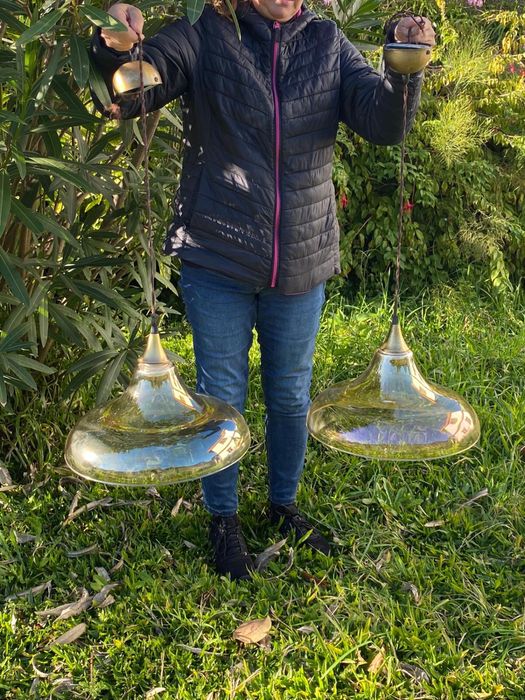 Três candeeiros novos