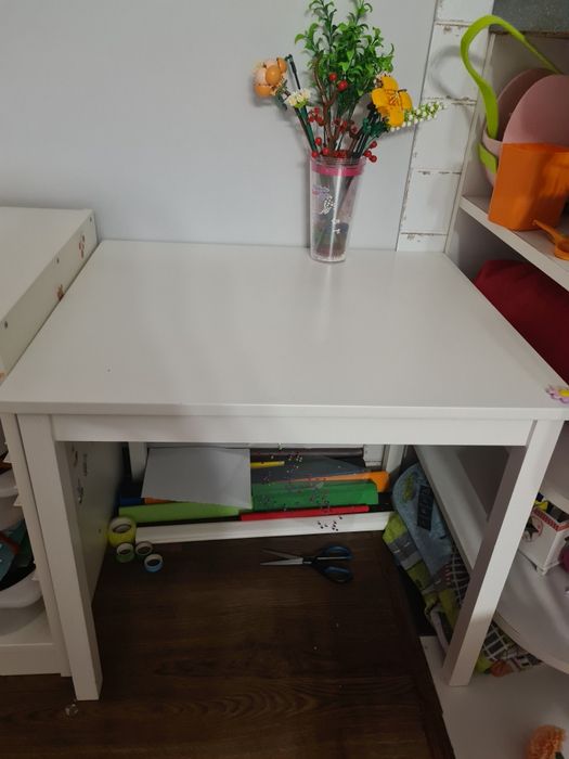 Ikea Regał trofast+ stolik dziecięcy  kritter +mammut krzesełko+