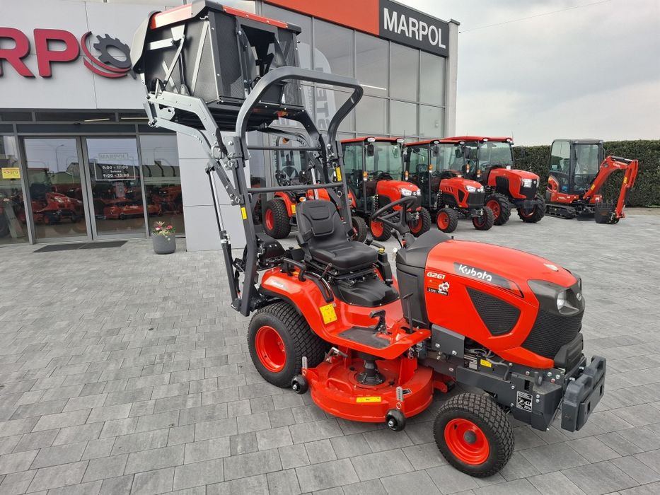KUBOTA G261HD, 640L profesjonalna kosiarka komunalna RATY 0%