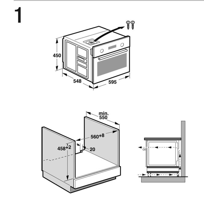 Forno Siemens Compacto HB86P570S