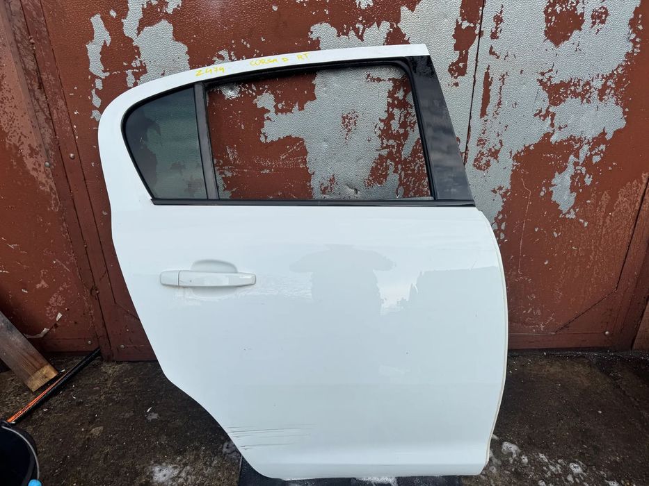Drzwi prawe tylne Opel Corsa D białe