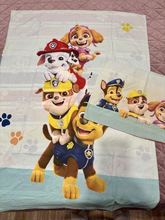 Комплект дитячої постільної білизни Herding Paw Patrol 100% бавовна