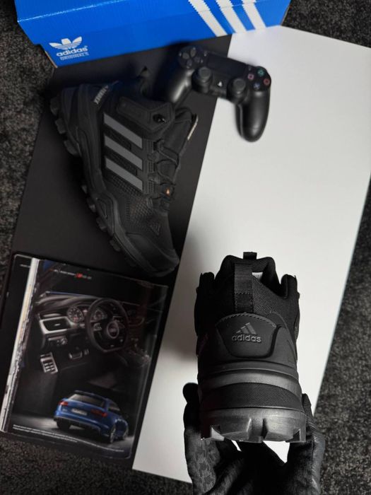 Мужские кроссовки адидас терекс Adidas Terrex Fur Black Grey [41-46]