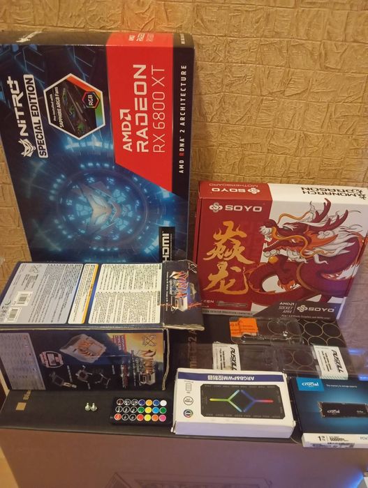 AM4 Ryzen 5 5600 4450Mhz /32gb ddr4/RX 6800XT 16gb/ssd m2 512gb/650w