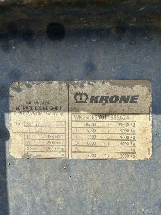 Напівпричіп krone