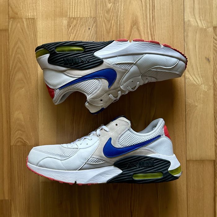 Sneakersy Nike Air Max Excee Biały męskie buty skórzane