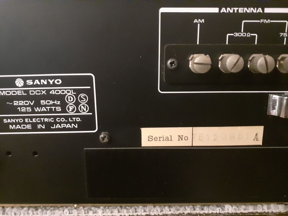 Amplituner Sanyo Dcx 4000L