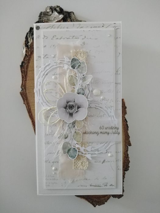 Personalizowana kartka urodzinowa. Ręcznie robiona.