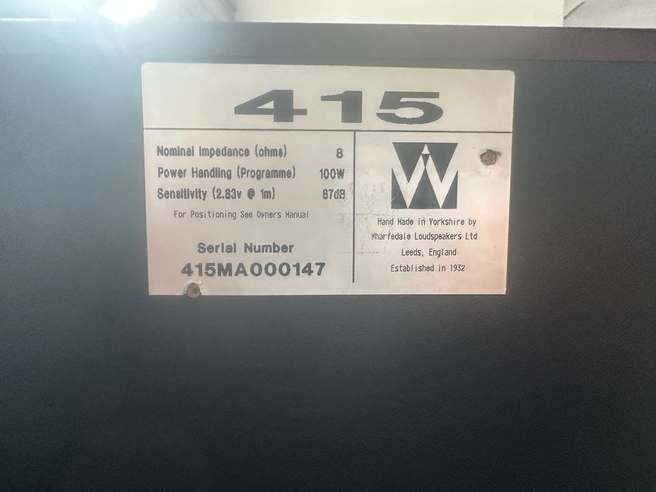 Kolumny Głośniki Wharfedale 100 W