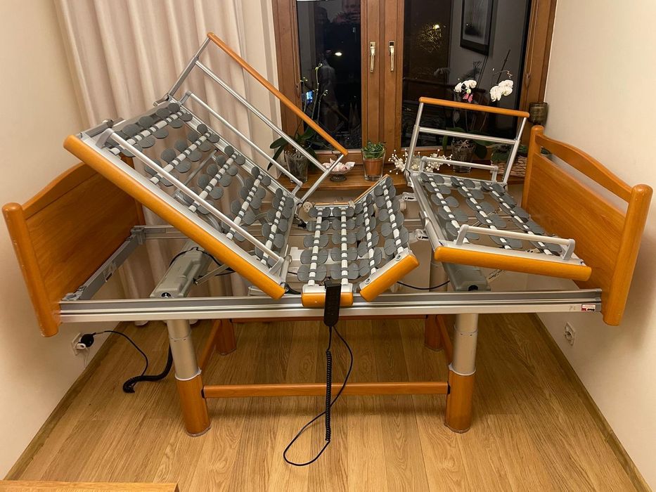 Łóżko rehabilitacyjne elektryczne na pilota