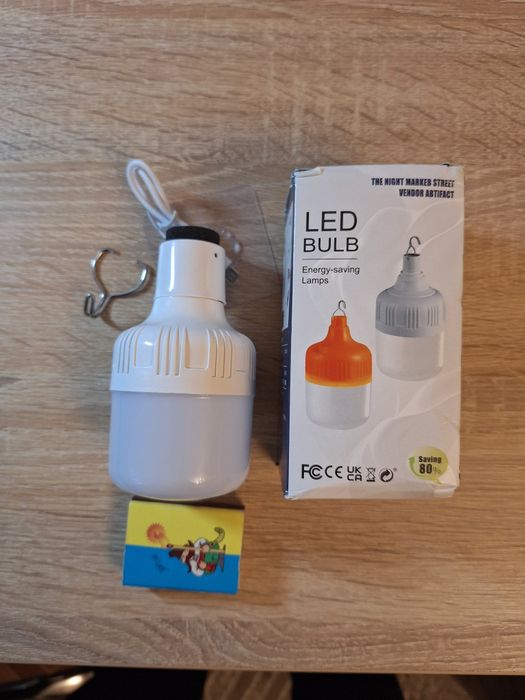 лампа акумуляторна кемпинг 80w, 180w