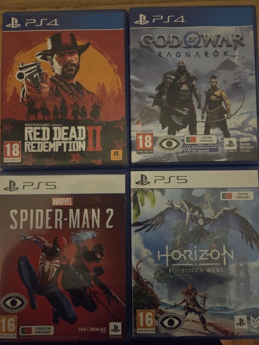 Vendo ps5 slim com 4 jogos e 1 comando , edição Ghost of Yotei