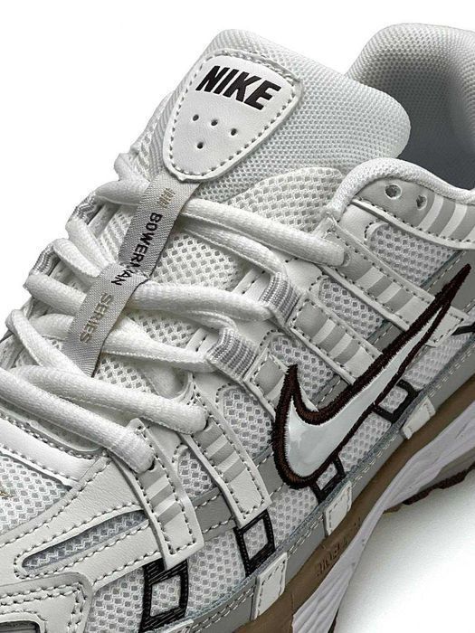 Кросівки Nike P-6000 WMNS White Black Brown premium i89 | Кроссовки Найк жіночі