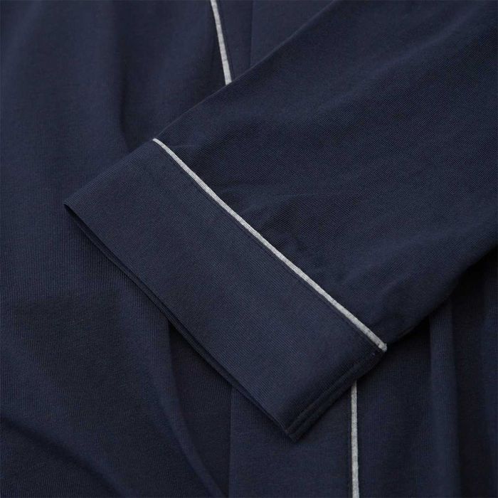 HUGO BOSS luksusowy męski szlafrok Kimono NAVY BLU
