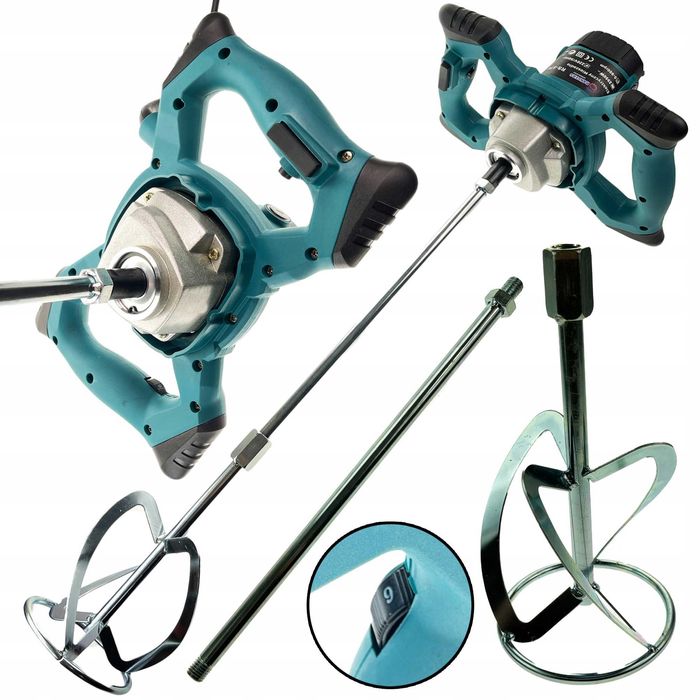 MIESZADŁO ELEKTRYCZNE DO Zapraw Kleju Betonu 2150W Mieszalnik mikser