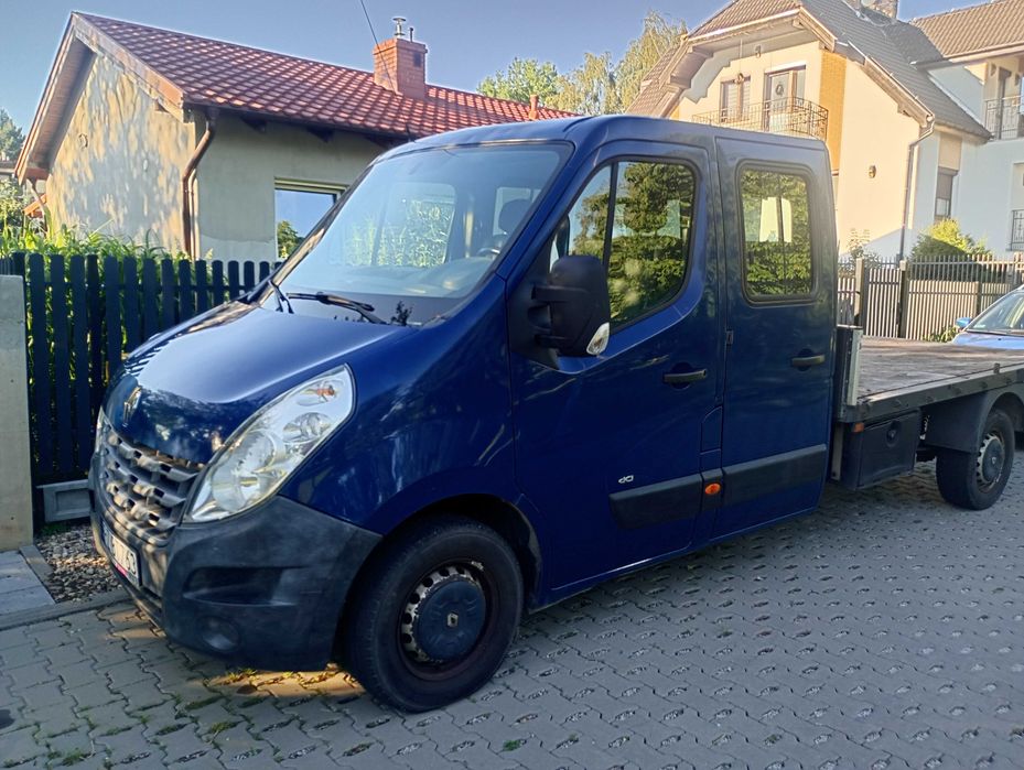 Renault Master Doka, skrzynia, podwójna kabina