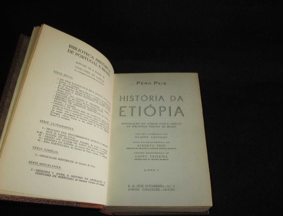 Livro História da Etiópia Pêro Pais Edição Integral