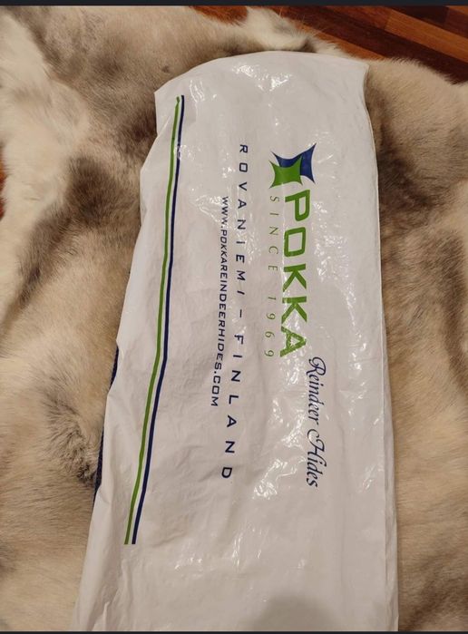 Naturalny dywanik z renifera, dywan z renifera, NOWY