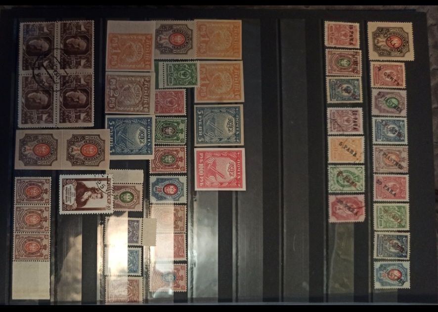 Марки Латвія Литва Естонія Росія Громадянська війна