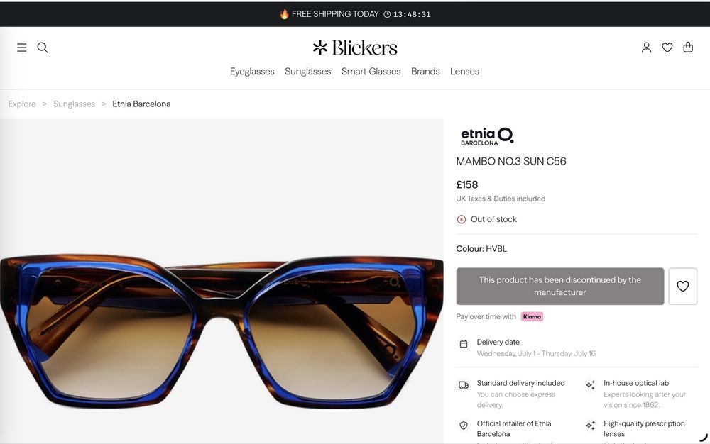 Oculos - Sunglasses Ethnia Barcelona Mambo