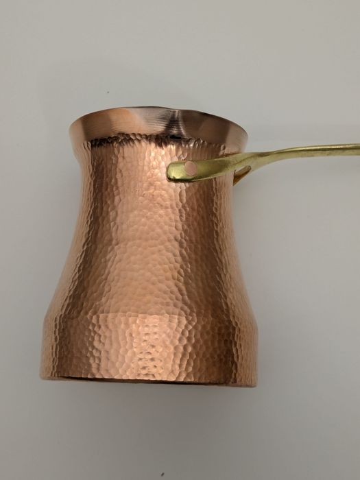 Турка / джезва мідна 400мл турецький дизайн