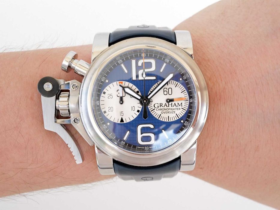 Graham Chronofighter Oversize Blue Dial 46mm