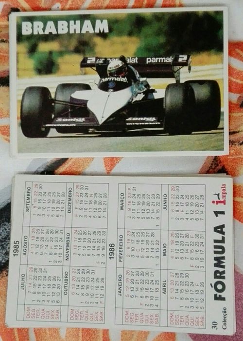 Cromos/calendários antigos