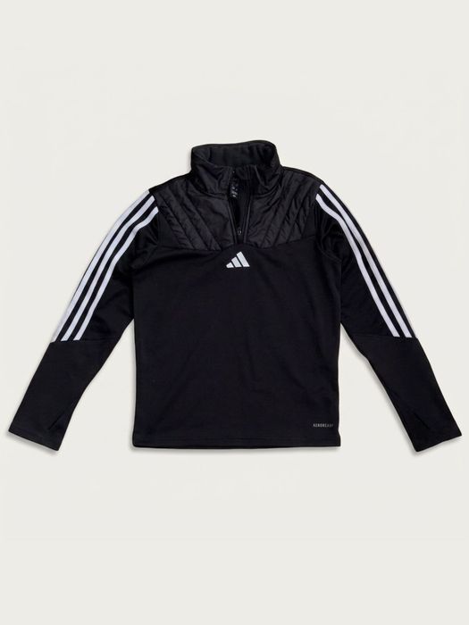 Adidas кофта 1/4 zip, чорна,  (≈ жіночий XS)