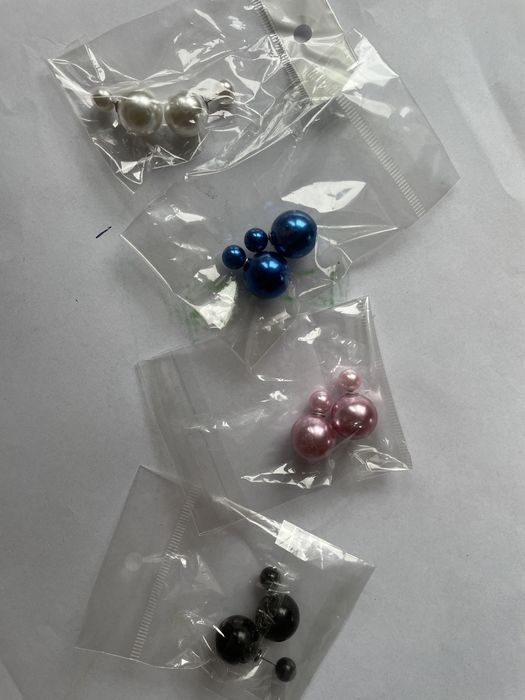 Zestaw 4 par kolczyków