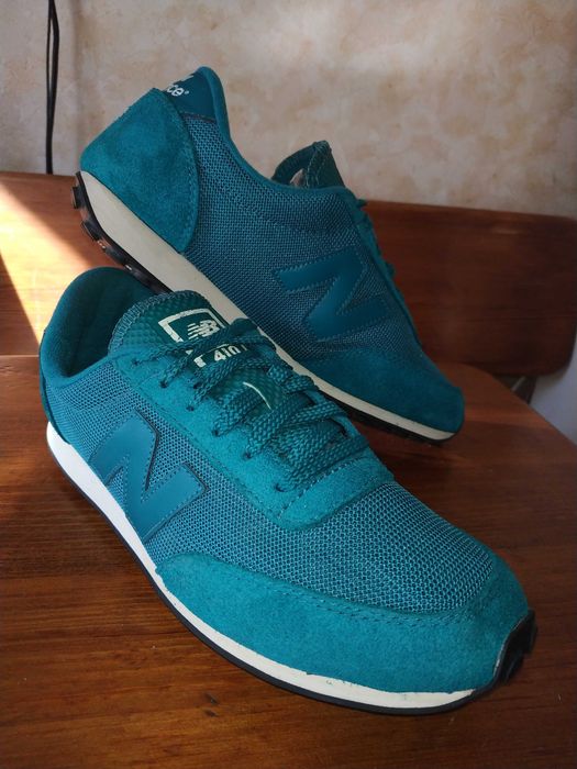 Cмарагдові кросівки New Balance 410 оригінал шкіра 40,5 розмір 26 см
