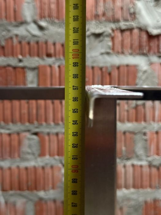 База ніжка нержавійка для напівбарного столу