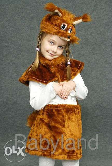 Прокат костюма білочка  3-6 років 200 грн/ доба