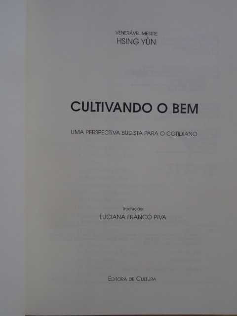 Cultivando o Bem de Hsing Yun