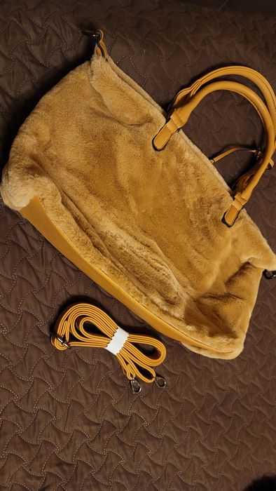 Сумка жіноча DUDLIN, штучне хутро, Італія