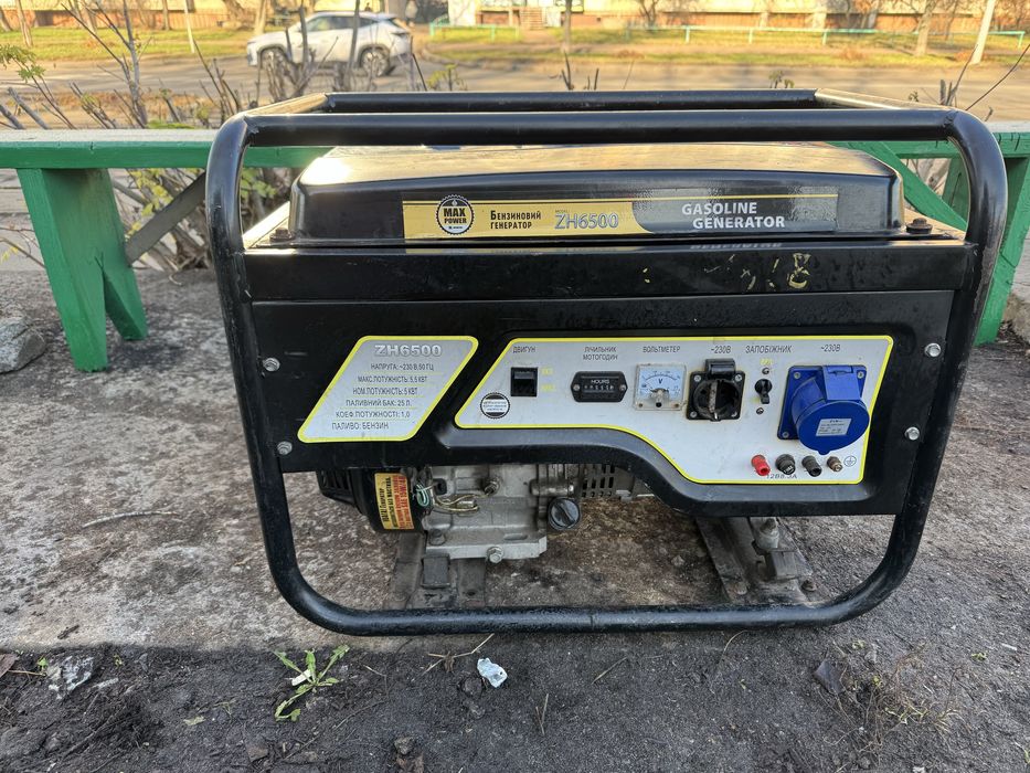 Продам генератор 6 кВт 1 фаза, мідна обмотка.