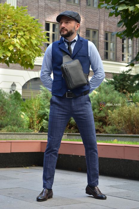 Сумка шкіряна кожаная подарунок хлопцю чоловіку подарок мужчине парню