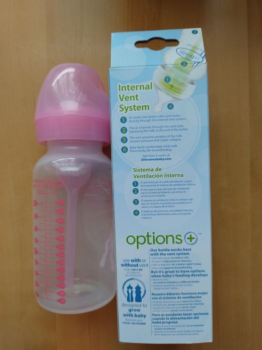 Butelka antykolkowa Dr Brown's option plus szeroka 270ml