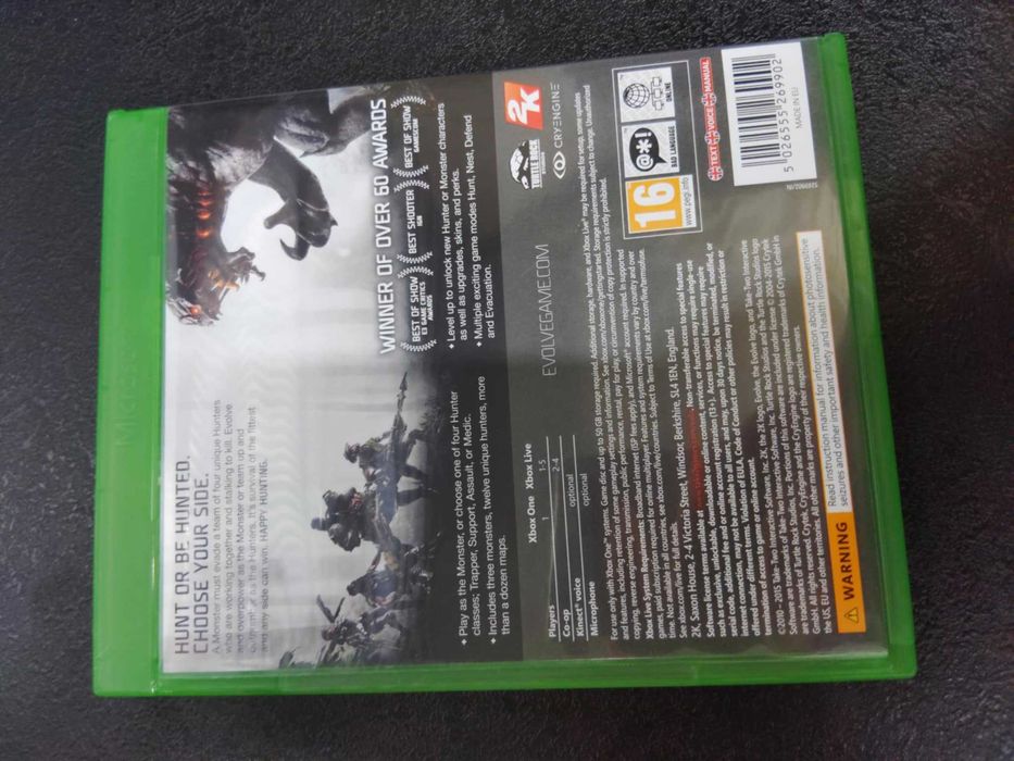 Evolve Xbox One Gra po Angielsku