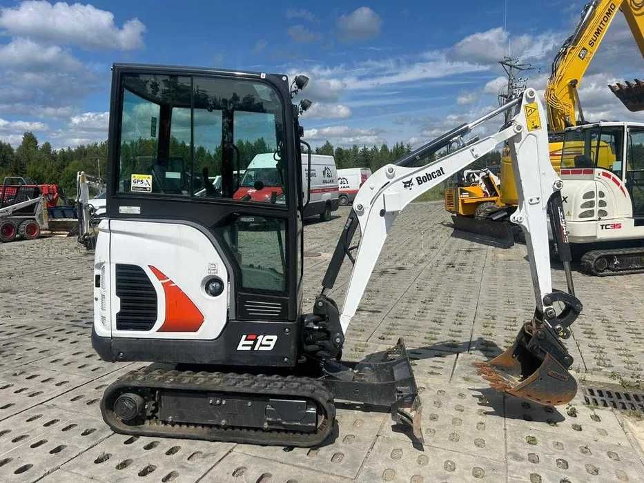 Nowa Minikoparka Koparka Bobcat 1,8T 2,5t 3,5t Wynajem Wypożyczalnia Rental Maszyn Koparek Ładowarek Pomorskie Pałubice
